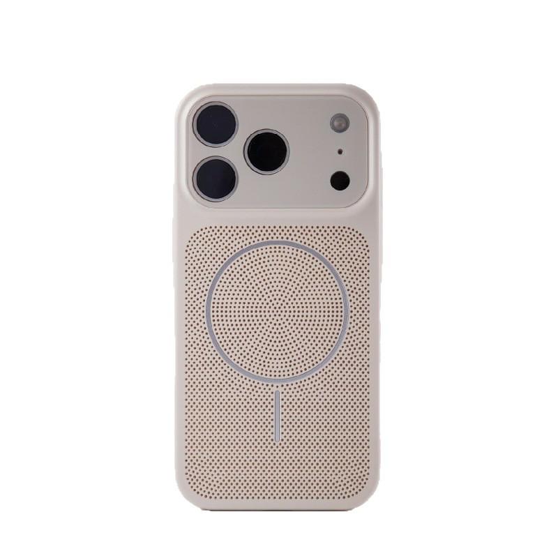Frosted Magnetic Case for iPhone 17 Pro Max with Ice-Cooling Heat Dissipation and Apple 16 Drop Protection