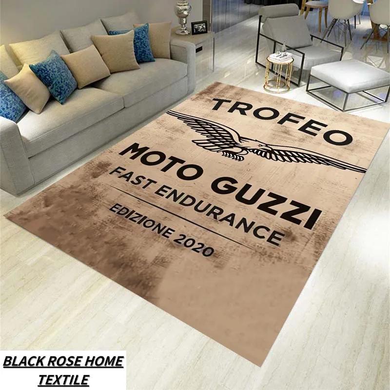 20 Style Retro Motorcycle Moto G-Guzzi Carpet Living Room Sofa Kitchen Table Floor Mat Fashion Decoration Leisure Anti slip Rug