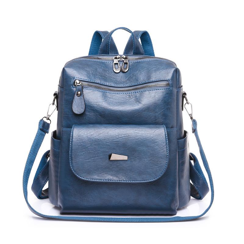 New Bag Large Capacity Women's Backpack Fashionable High Quality Shoulder Bag Retro Backpack Women