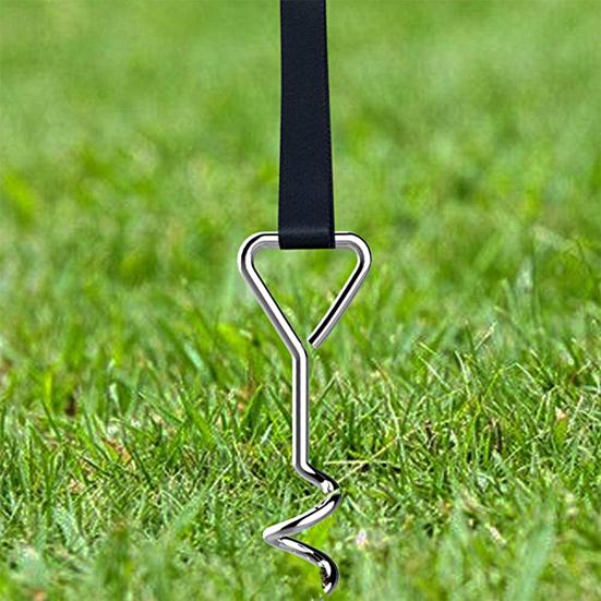 Spiral Ground Anchor High Durability Rust-proof Metal Tent Trampoline Ground Stake Spiral Anchor