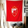 Crvena Zvezda logo Wall Hanging Printed Fabric Blanket Decorative Tapestries for Bedroom Living Room Home Decor