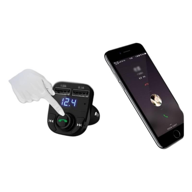 Car Bluetooth Receiver Charger Lossless Sound Quality Fm Transmitter Card Insert Car Mp3 Bluetooth Player