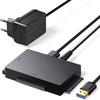 Adaptateur De Disque Dur USB 3.0 Vers IDE SATA Pour Disque Dur SSD IDE SATA 2,5" 3,5" Avec Adaptateur Alimentation Externe Noir-Yuan