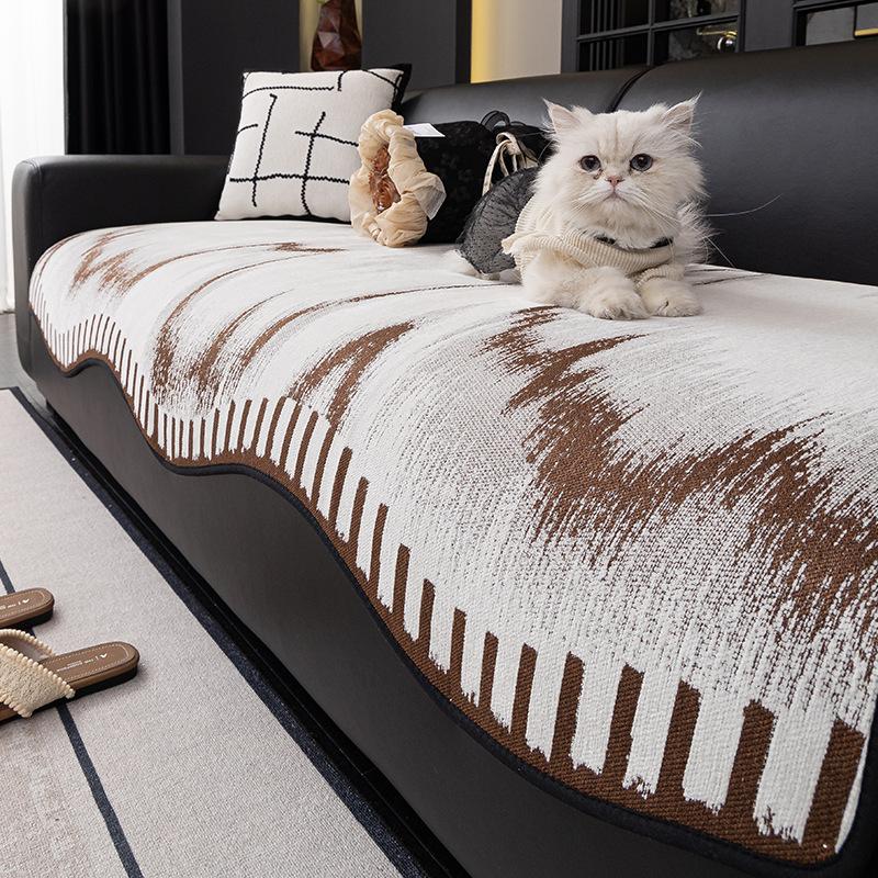 Modern Simple Sofa Cushion Special-Shaped Straight Sofa Cover  New Four-Season Universal Irregular Sofa Cushion Cloth