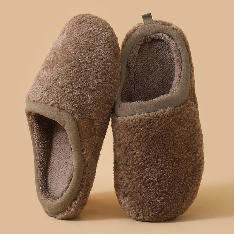 Fashion Crestar Winter Fuzzy Slippers For Women Soft Cozy Indoor Plush Flat Shoes Warm Fur Fuzzy Slides Slip On Furry Cotton Slippers