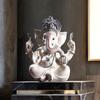 Gold Lord Ganesha Buddha Statue Elephant God Sculptures Ganesh Figurines Indian Religious Crafts Hindu Home Office Desktop Decor