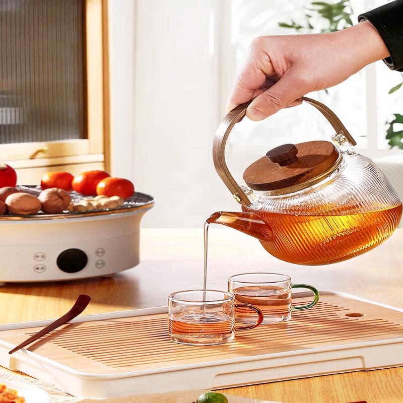 Ally Electric Ceramic Tea Stove Set with Kettle