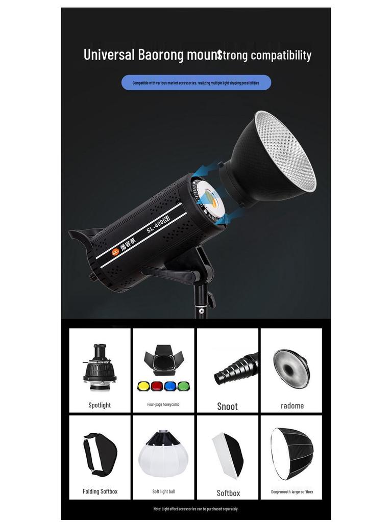 Yingbang 400W LED-Fülllicht für Live-Übertragungen und Beauty-Fotografie