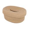 Simple Japanese-style Cotton Rope Woven Tissue Box Food Storage Box Creative Desktop Storage Box Pumping Paper Box Hand-washed