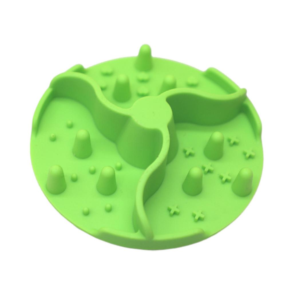 Slow Feeder Bowl for Pets Silicone Lick Mat Non-Slip Suction Base Anti-Choke Food Dish for Dogs and Cats Durable Feeding Plate
