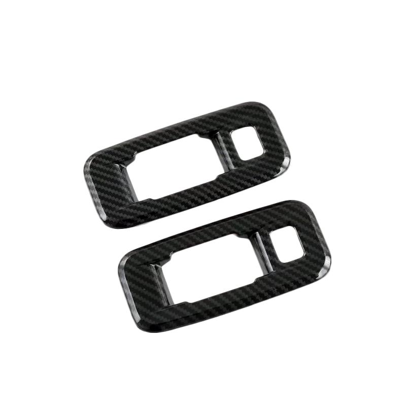 

Задняя накладка на панель кондиционера из АБС-пластика из углеродного волокна для Toyota Sienna-2022, крышка воздуховыпускного отверстия на приборной панели, интерьер Rear spotlight