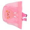 Kids Toy Storage Bag Extra Large Mesh Breathable Collapsible Beach Bag with Shoulder StrapPink