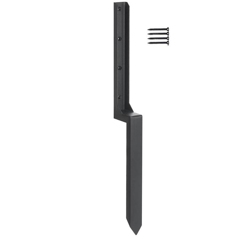 Steel Fence Support Pin Repair Stake Stabilizers 33.6Inch Fit for Fixing Tilted/Broken Wood Fence Post Easy Installation