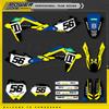 PowerZone Custom Team Graphics Decals Stickers Kit For Husqvarna TC TE WR 2005 2006 2007 TC TE WR 250 300 350 400 Stickers 01