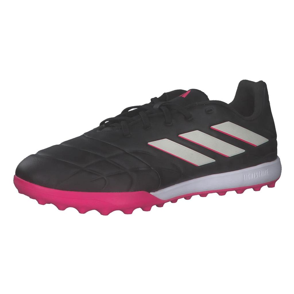Adidas Copa TF LPX33 Futsal Core Shock Pink Size 2E Pure.3 Shoes, Black/Zero Metallic/Team (GY9054), 25.0 cm,