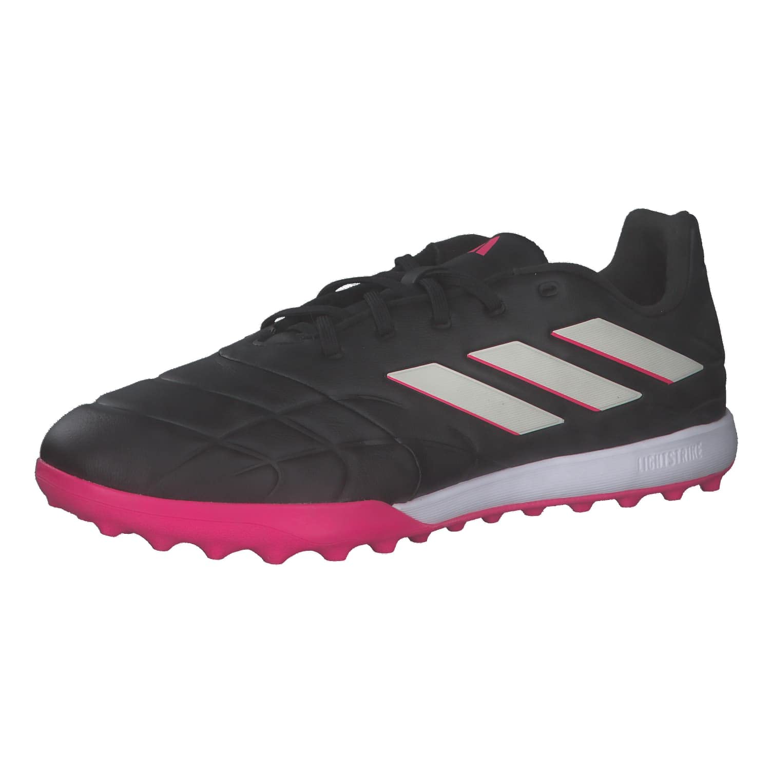 

Adidas Copa TF LPX33 Futsal Core Shock Pink Size 2E Pure.3 Shoes, Black/Zero Metallic/Team (GY9054), 25.0 cm,