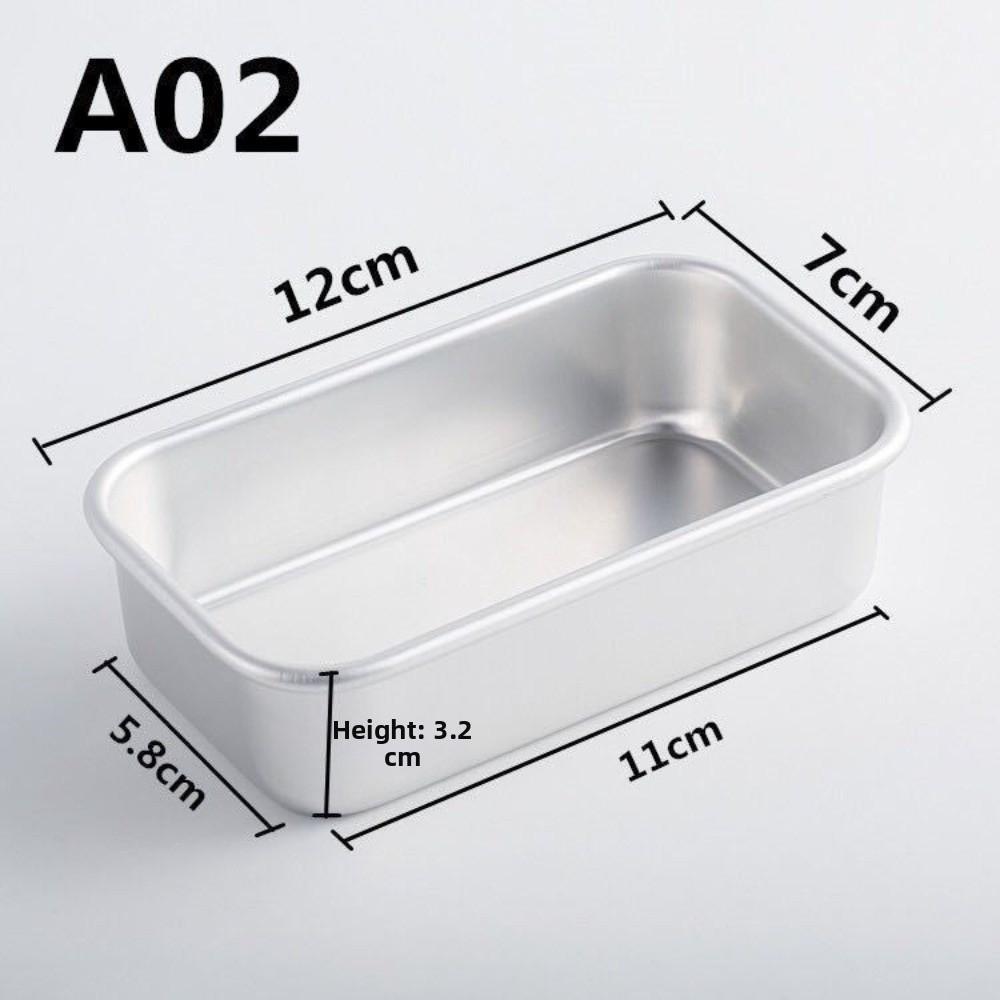 

Rectangular Baking Mold Easy Release Non Stick Loaf Pan Mold Baking Tools Aluminum Alloy Bread Pan Toast Mold Oven Safe
