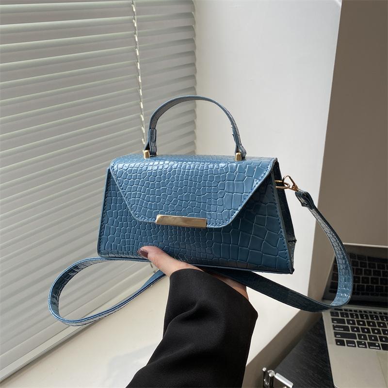 Crocodile Pattern Bag Women's 2025 New Fashion Texture Simple Design Women's Shoulder Bag