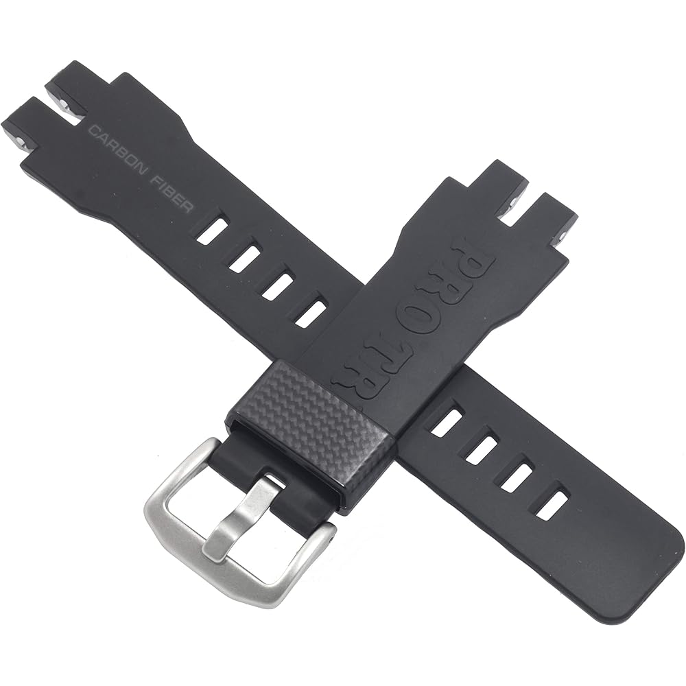 Casio PRW-6000Y Carbon Reinforced Urethane Strap Black Generic Watch Band