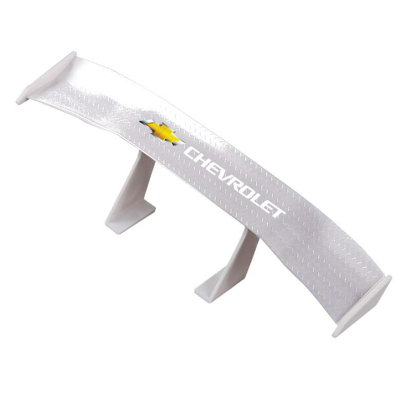 Car Rear Spoiler Mini Spoiler Wing Small Tail Emblem Sticker Decoration for Chevrolet Camaro Trax Blazer Cavalier Onix Aveo Silverado Malibu Captiva