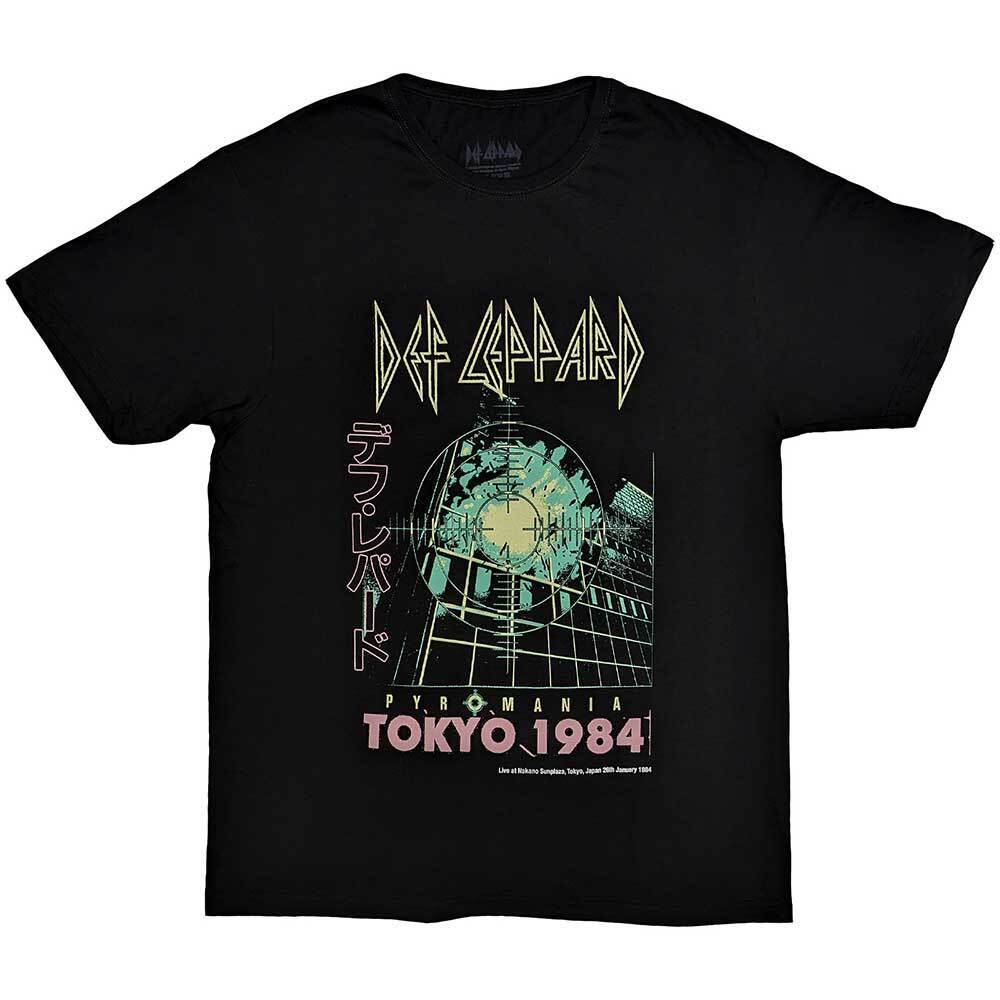 Def Leppard  Tokyo  Black T shirt - NEW Unisex T-Shirt XXXXL