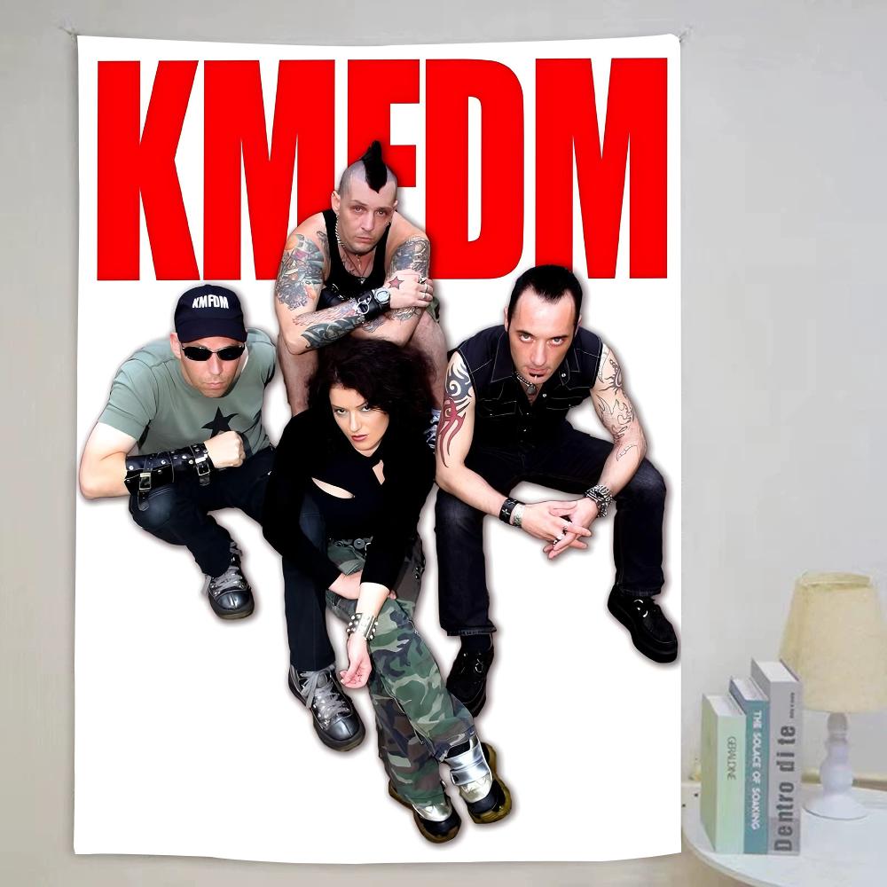

KMFDM Band Photography Backdrop Kids Birthday Party Photo Background Baby Banner Cartoon 74x94cm(29x37in)