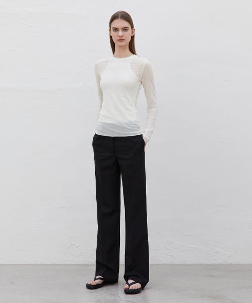 RIDIFI Mash Layered Long Sleeve_Cream