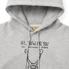 ThIs Is Never That Tnt Daniel Johnston Frog Hoodie Heather Grey