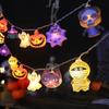 Halloween Pumpkin Ghost LED String Lights for Holiday Decor