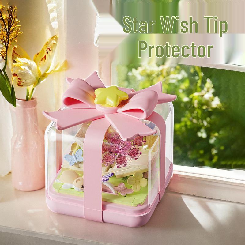 

Star Wish Ring Box Building Blocks - Creative Gift for Couples and Girls