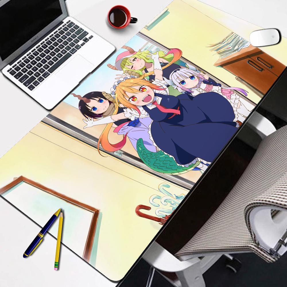 Miss Kobayashi Dragon Maid MousePad Large Computer Gaming HD Printing Accessories player Mat Carpet Antislip Laptop Soft