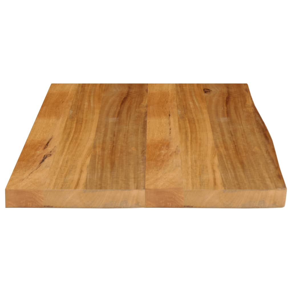 Vidaxl Blat Stołu Z Naturalną Krawędzią, 80X60X2,5 Cm, Drewno Mango