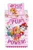 Pościel 140X200 Psi Patrol Paw 3317 Skye Everest Marshall Różowa Poszewka 70X90