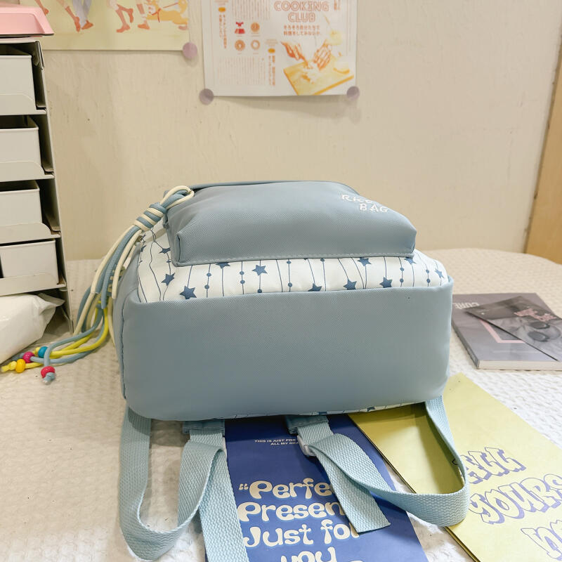 Rugzak met sterrenprint Dames Rugzak in College Stijl Schooltas Middelbare School