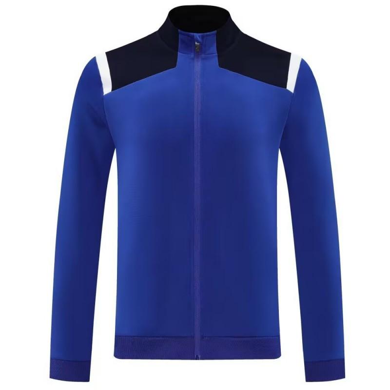 Mens Womens Winter Sport Training Jacket Long Sleeve Stand Collar Outdoor Football Running Gym Wear