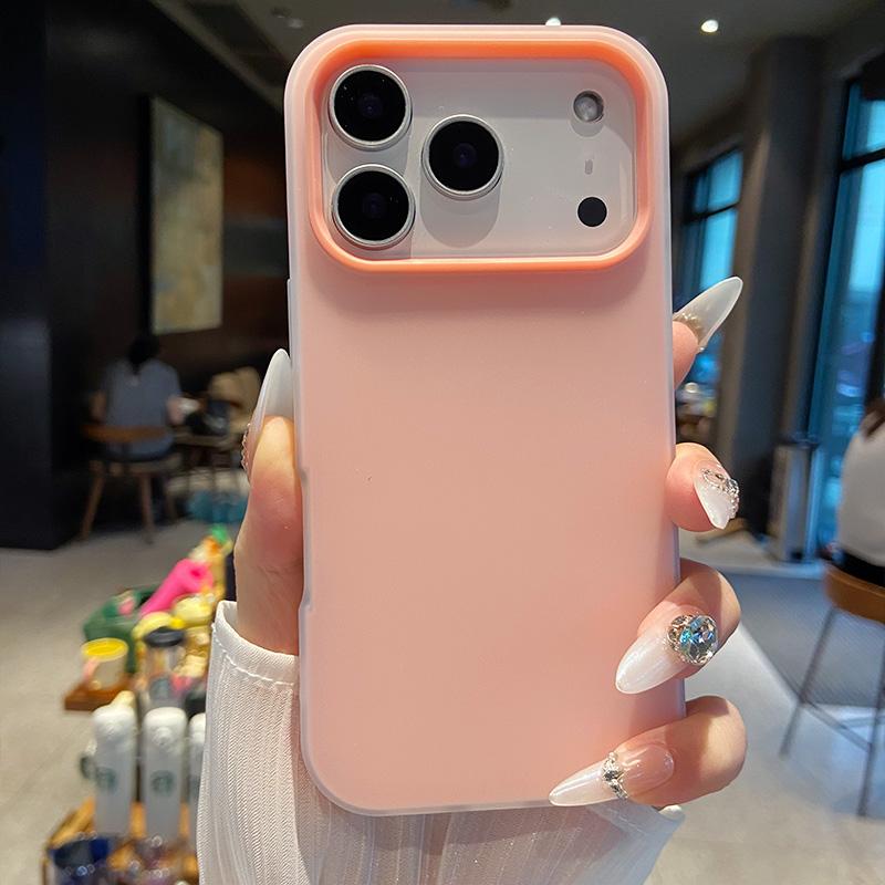 Luxury 2in1 Candy Phone Case for IPhone 17 Air 12 13 14 15 16 Pro Max TPU+PC Shockproof Bumper Back Cases Protect Cover