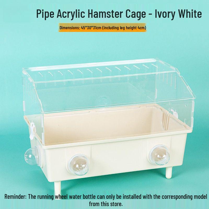 

Прозрачная большая клетка-вилла для хомяка с интерактивным туннелем для ландшафтного дизайна на открытом воздухе