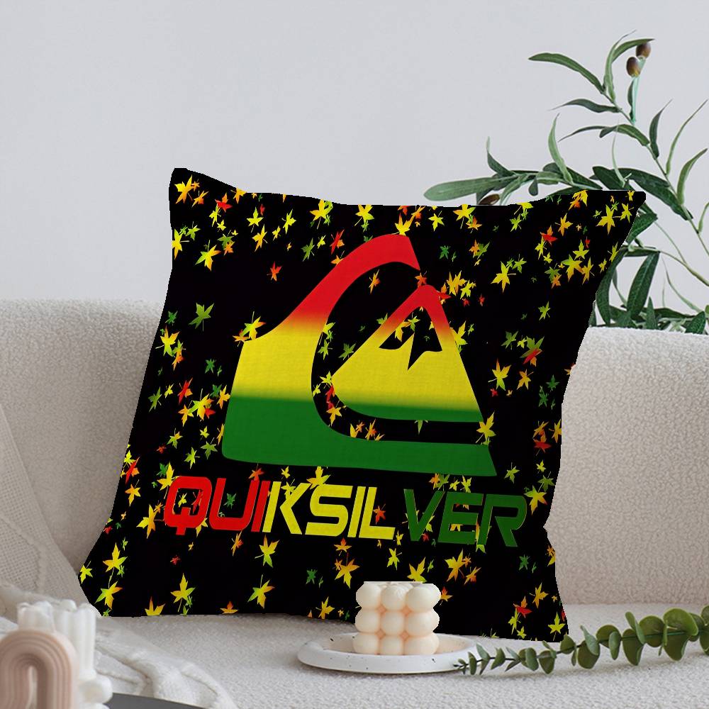 Surfboard Q-Quiksilver Vzor Dekorativní Pokojová Estetika Povlak na polštář Domácí Dekorace Ložnice Rozkládací pohovka Potah na polštář 45x45