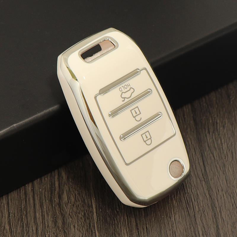 Shell For Kia Optima Sorento Cerato Soul Forte Seltos K3 K2 K5 Ceed Rio 3 Sportage Tpu Car Key Case For Hyundai Avante Santa