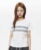 Ohesio Dot Frill T-Shirt, White
