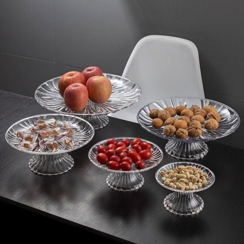 Transparent European Style Acrylic Fruit Plate