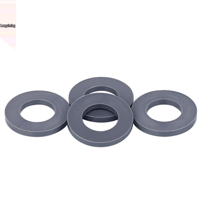 Gray PVC Flat Washer - Corrosion Resistant Plastic Gasket (M3 to M18)