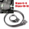 10/20Pcs Axle CV Joint Boot Crimp Clamp Kit Driveshaft Stainless Steel CV Boot Clamp 30- 40mm 70- 127mm Adjustable