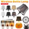 Wireless Bottle Lamp Touch Control LED Wine Bottle Base Rechargeable Vases Led Light Bar Dining Mushroom Lamp Home Room Decor