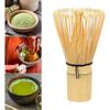 Qingyun LEE 100-Stem Bamboo Chasen (Tea Ceremony Utensils) for Outdoor Tea Ceremony, Straightening, Whisking, Powder, and More, Bamboo Color