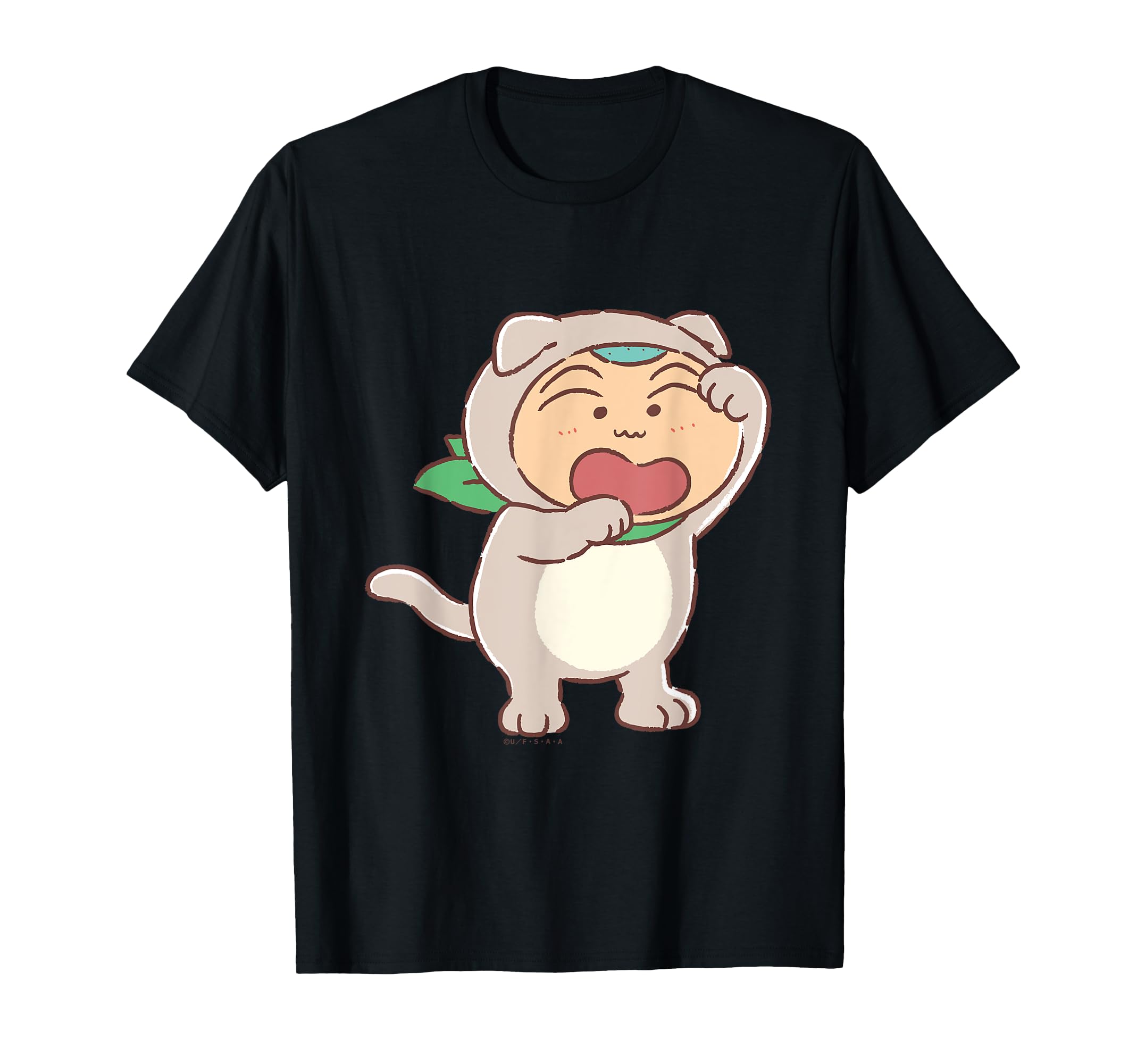 

Футболка Crayon Koneko no Oyagikai Shin-chan Masao-kun чёрный