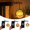 Weihnachts Buch nook Dekoration Metall Nachtleselampe Kreative Bücherregal LED Lampe Schlafzimmer Nutzung