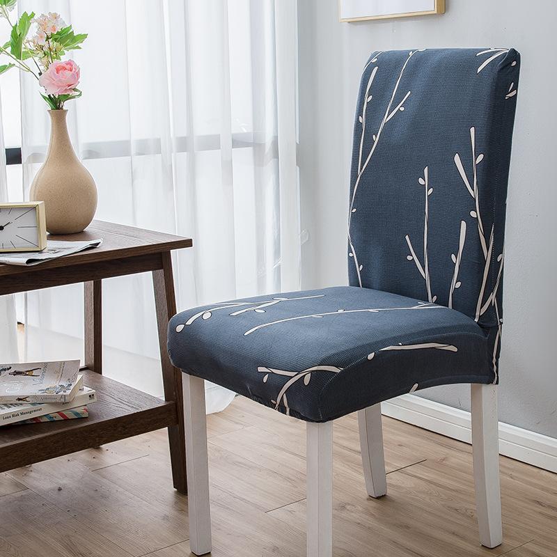 

1/2/4/6pc Spandex Chair Cover Elastic Home Restarant Elastic Floral Printed Chair Slipcover Polyester Stretch Fabric Chair Cover 1 piece