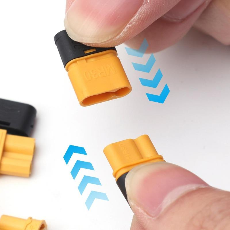 30/1Sets XT30 XT30U MR30 Male Female Bullet Connectors Plugs for RC Lipo Battery Quadcopter Copper Plug Connection Supplies