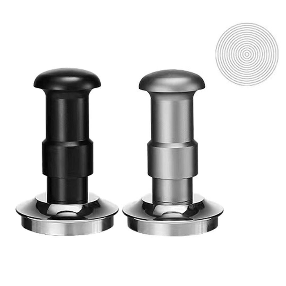 Save Effort Coffee Tamper 51/53/58mm Coffee Leveler Reusable Double Spring Tamper  Barista Tools